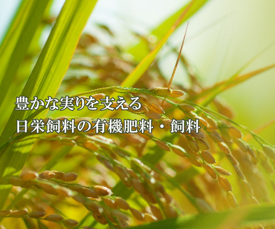 豊かな実りを支える日栄飼料の有機肥料・飼料